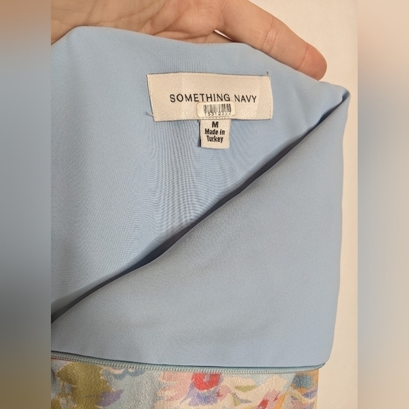 SOMETHING NAVY DRESS FLORAL Blue - Picture 15 of 15